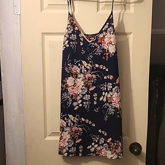 Blue Floral Dress - Picture 1 of 3